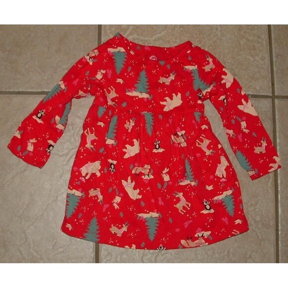 Baby Girls Sz 12 Months Christmas Holiday 2 Pc Dress Lot WONDER NATION - Picture 2 of 5